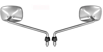 PIAGGIO BEVERLY TOURER 250 2007 2009 COPPIA SPECCHIETTI DX SX CROMATI - Immagine 1 di 4