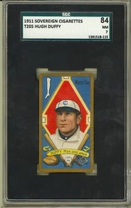 1911 T205 Gold Border Hugh Duffy Chicago White Sox HOF Sovereign Back SGC 7 - Picture 1 of 2