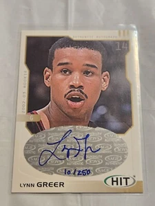 2002-03 SAGE Hit Gold Auto #D /250 Lynn Greer #H14 Auto Temple - Picture 1 of 2
