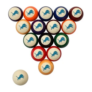 NFL Licensed Retro Pool Ball Set with Numbers /32 TEAMS AVAILABLE - Picture 1 of 63