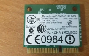 Tarjeta WLAN inalámbrica Broadcom BCM94312HMG BRCM1030 WIFi - Imagen 1 de 2