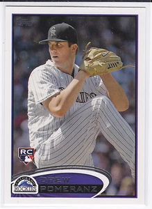 Tarjeta de novato de béisbol Drew Pomeranz Colorado Rockies 2012 Topps - Imagen 1 de 1