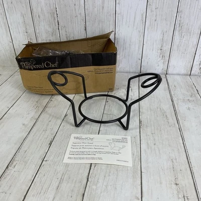 The Pampered Chef #3082 Appetizer Plate Stand for 6" Round Plates - Open Box - Image 1 of 4
