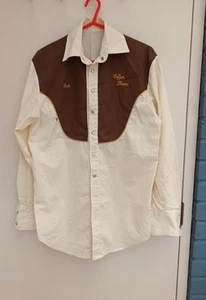 Vintage Western Mens Shirt Medium/Large Needs Slight Repair - Picture 1 of 7