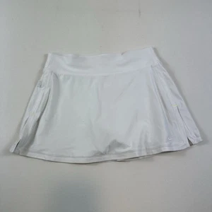 Falda corta de tenis vintage Nike para mujer pequeña blanca ropa deportiva Y2K logotipo entrenamiento - Imagen 1 de 5