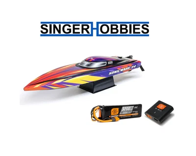 Pro Boat PRB-1992T1 Sonicwake 24" autoderezamiento RTR Deep-V barco sin escobillas con LIPO Foto 1 de 4