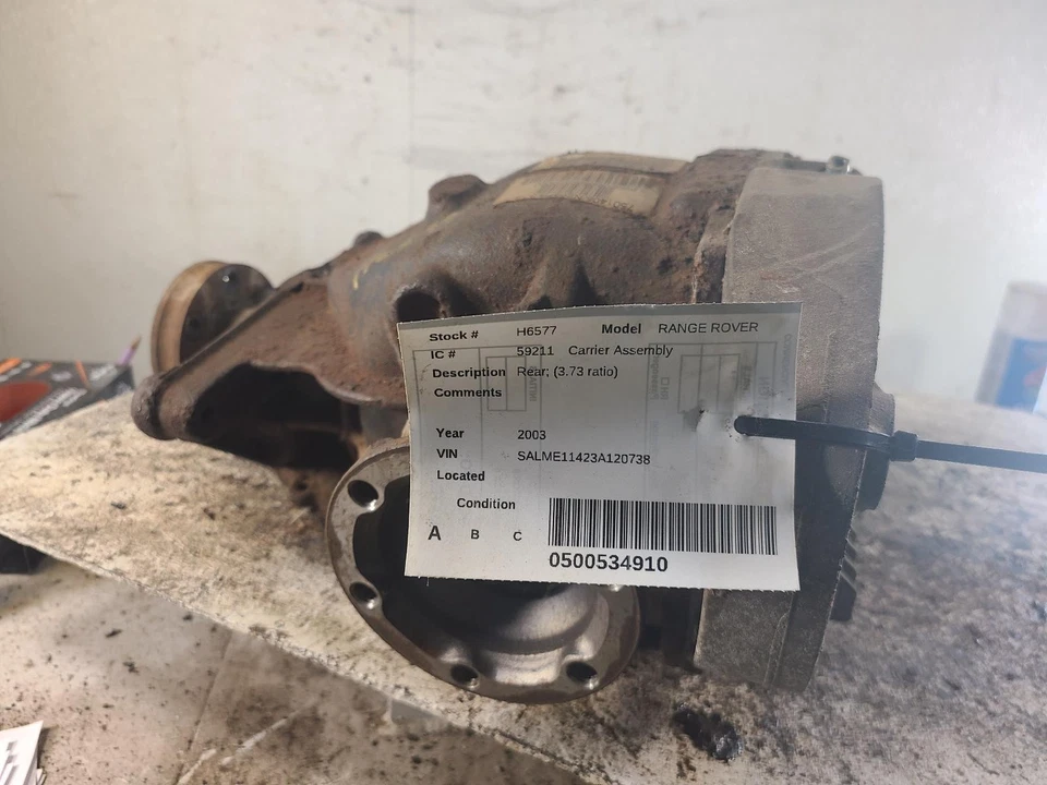 Used Differential Carrier Assembly fits: 2003 Land rover Range rover Rear 3.73 r Foto 1 de 4