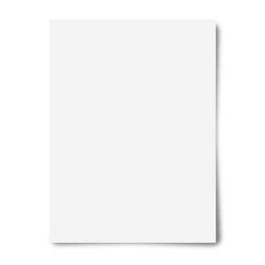 Tablero de carteles marca Office Depot, 11" x 14", blanco, paquete de 5 - Imagen 1 de 2