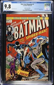 Revista Elite Geek #1 CGC 9,8 edición Stadium Comics Pereria Hulk 181 homenaje - Imagen 1 de 2