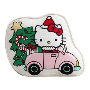 Pottery Barn Kids Hello Kitty Christmas Shopping Pillow 14" Wide Brand New w/Tag - Picture 1 of 3