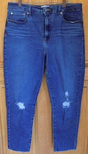 Pantalones de mezclilla Levi's Denizen azules al tobillo para mamá talla 17 desgastados talla 17 - Imagen 1 de 4