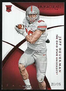 2015 Immaculate Collection #151 JEFF HEUERMAN "RED FOIL" RC Rookie Card #21/25 - Picture 1 of 2