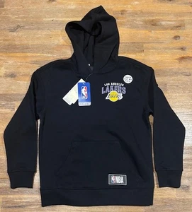 Boys size 9 Black LA LAKERS - NBA - hoodie hoody top long sleeve hooded NEW 475 - Picture 1 of 5
