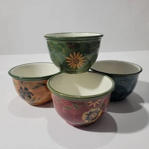 Certified International Susan Winget Floral Cereal Bowls 5.25" Set Of 4 - Picture 1 of 12