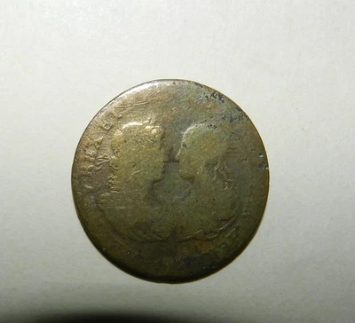 FRANCE : BRASS JETON - LOUIS XIV & MARIA THERESA  Dated 1664 - image 1 of 4