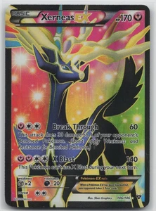 Pokemon Card Xerneas EX (146 Full Art) Ultra Rare XY Base Set 146/146 MP - Picture 1 of 2
