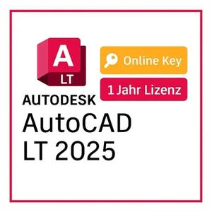 Autodesk AutoCAD LT 2025 (PC) (1 Device, 1 Year) - Autodesk Key - GLOBAL - Bild 1 von 1