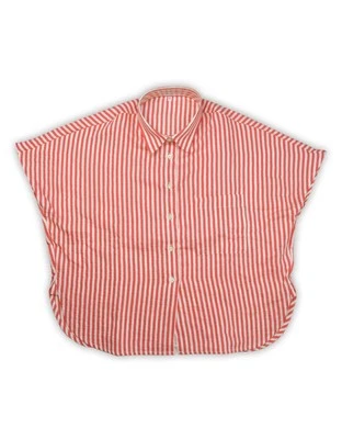 Daniel & Mayer Camicia Donna Mod. Giada Rigata Arancio - Imagen 1 de 2