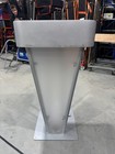 Corporate Executive Lectern Silver