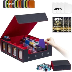 MTG Commander Deck Box 3200 + Sammelkarten Aufbewahrungsbox TCG Deck Case mit Display - Bild 1 von 7