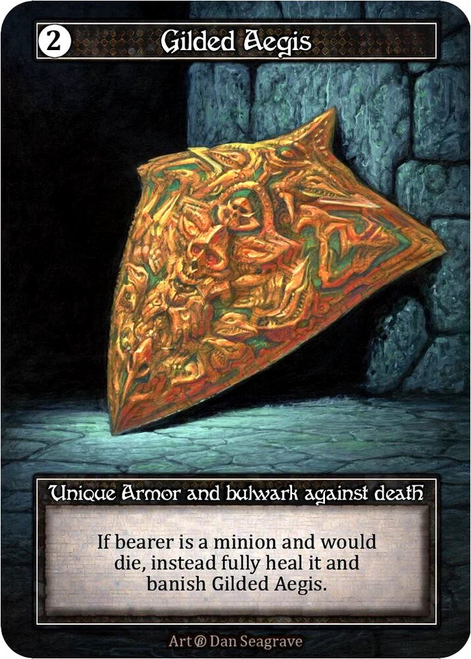 Sorcery: Contested Realm Gilded Aegis Unique Foil Beta - Image 1 of 1