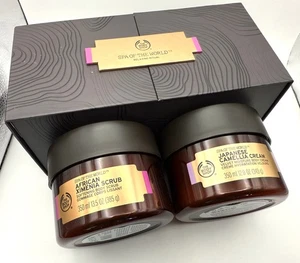 The Body Shop Spa of the World African Ximenia Scrub Japanese Camellia Cream Set - Picture 1 of 24