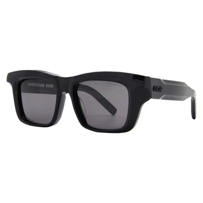 Dior DIORXPLORER S2F Smoke Square Men's Sunglasses DM40141F 01A 52 - Image 1 of 4