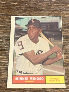 1961 TOPPS MINNIE MINOSO #380 WHITE SOX EX-MT (MC) O SUPERIORE - Foto 1 di 2