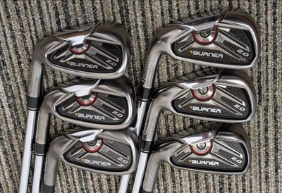 TaylorMade Burner 2.0 Iron 6pcs 5-Pw Flex S Stiff Dynamic Gold S200 - Image 1 of 4