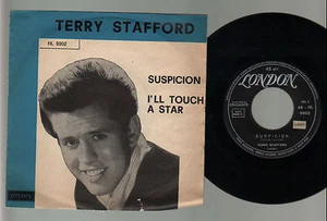 7" TERRY STAFFORD SUSPICION / I'LL TOUCH A STAR ORIGINAL ITALY 1964 LONDON LBL - Picture 1 of 1