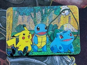 Squirtle Bulbasaur Pikachu vintage anni '90 Pokemon ""Power"" vendita quasi nuovo - Foto 1 di 2