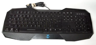 AULA Wired Gaming Keyboard Professional Gamer Be Fire Blue Light - Image 1 of 4