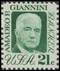 US 1400 Amadeo P Giannini 21c single MNH 1973 - Picture 1 of 1