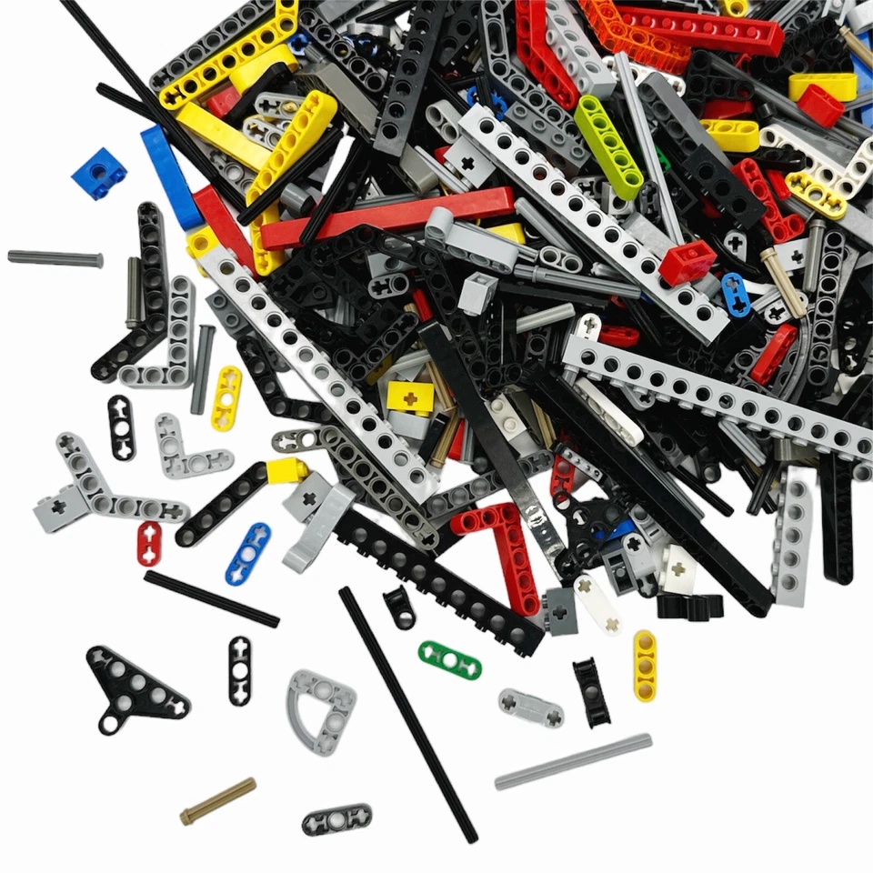100 Teile Lego® Technic Liftarme Kreuzstangen Kreuzloch Steine Technik Konvolut - Bild 1 von 1