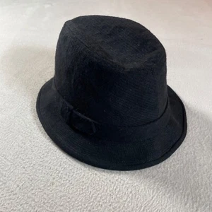 Vintage Dobbs Fifth Avenue Fedora Hat Mens 7 1/8 Black Wool New York Detective - Picture 1 of 13