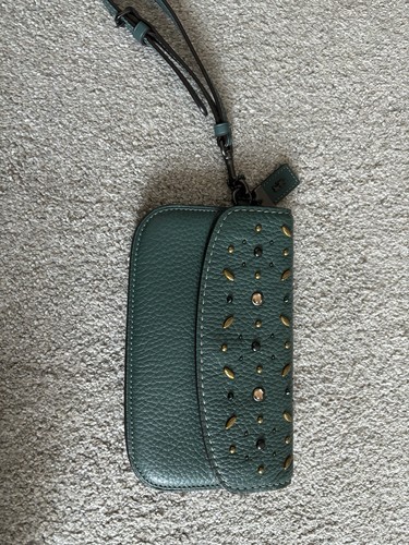 COACH 1941 Guanto in pelle conciata pochette da polso verde