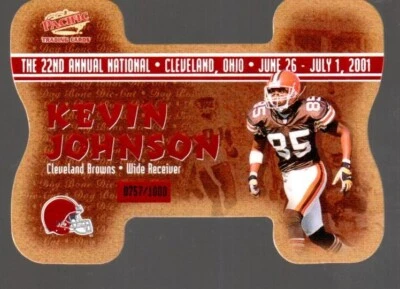 Kevin Johnson David Terrell #/D 2001 太平洋全国编号 757/1000 L@@K!! — 第 1/2 张图片