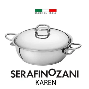 Tegame acciaio inox 18/10 Mod Karen By SerafinoZani senza coperchio - Zdjęcie 1 z 9