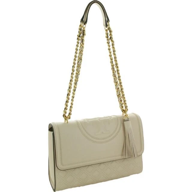 Tory Burch 76997 Fleming Convertible Women Shoulder Bag - Cream