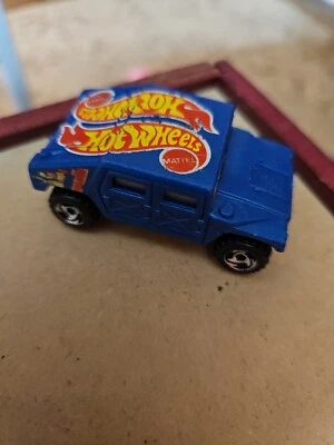 Humvee AM General Corp Hummer Metalflake Blue HW Race Team III Hot Wheels 1997 Foto 1 de 4