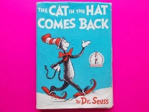 The Cat in the Hat Comes Back by Dr Seuss with Dust Jacket - Beginner Books 1962 - Picture 1 of 9