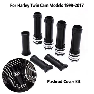 Kit de cubierta de varilla de empuje para Harley Twin Cam 19-17 Dyna Super Glide Low Rider Fat Boy - Imagen 1 de 17