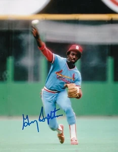 GARRY TEMPLETON ST. LOUIS CARDINALS ACTION SIGNED 8x10 - Picture 1 of 1