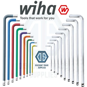 Wiha Replacement  L Key Hex Allen ErgoStar Magic Ring Metric Imperial UV Light - Picture 1 of 23