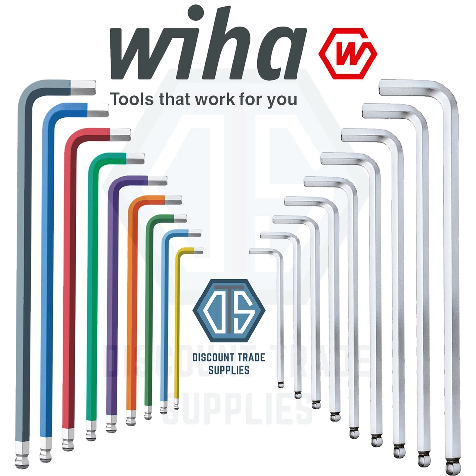 Wiha Replacement  L Key Hex Allen ErgoStar Magic Ring Metric Imperial UV Light - Image 1 of 1