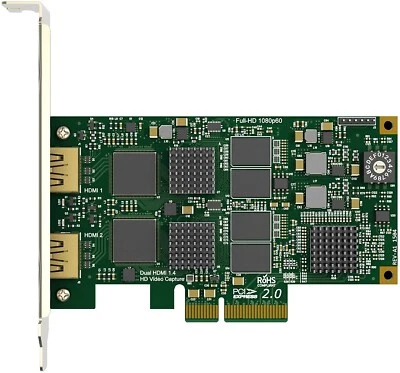 Magewell Pro Capture Dual HDMI PCIe Card PCI 11080 - Image 1 of 2