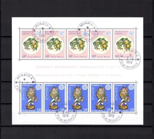 Monaco - Block 10  FDC gestempelt     (J-11-Mo) - Bild 1 von 1