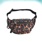  Leopard Oattern Waist Bag Shoulder for Women Fanny Pack Outdoor