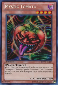 MYSTIC TOMATO - LCYW-EN239 - SECRET RARE - 1ST EDITION - NM - Picture 1 of 1