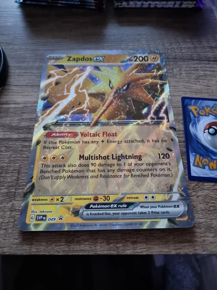 Zapdos EX SVPen 049 - JUMBO Card - Black Star Promo Pokemon TCG - Image 1 of 1